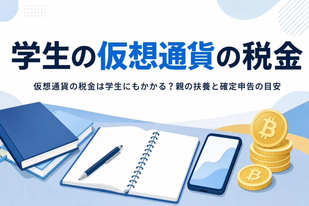学生の仮想通貨の税金と親の扶養