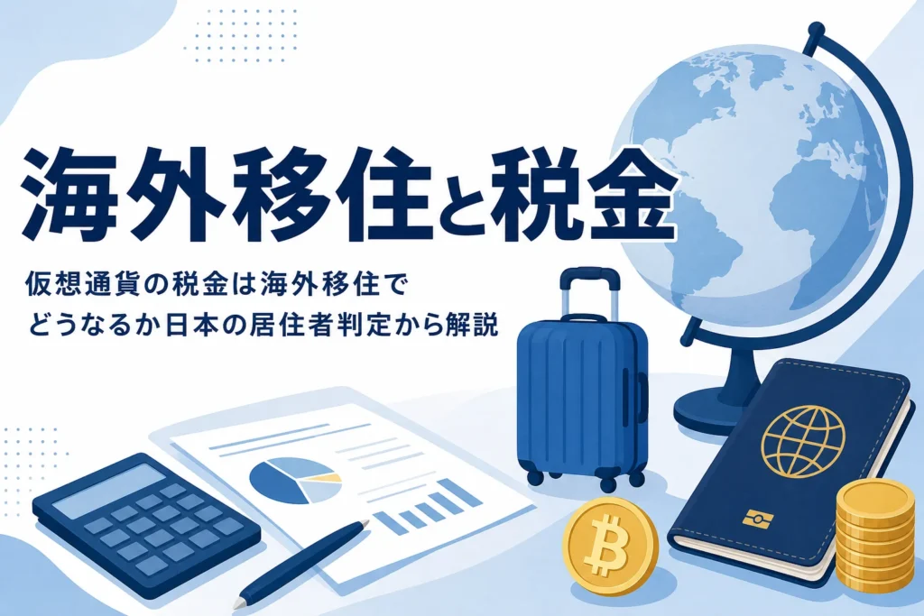 海外移住で仮想通貨の税金はどうなるか