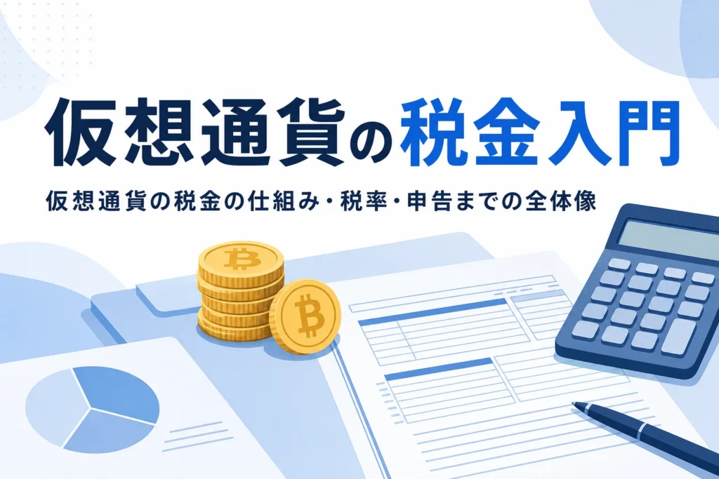 仮想通貨の税金の仕組みと税率、申告までの全体像