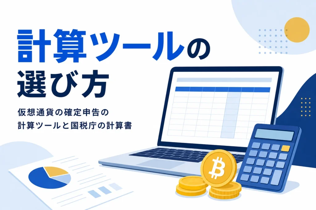 仮想通貨の確定申告の計算ツールの選び方