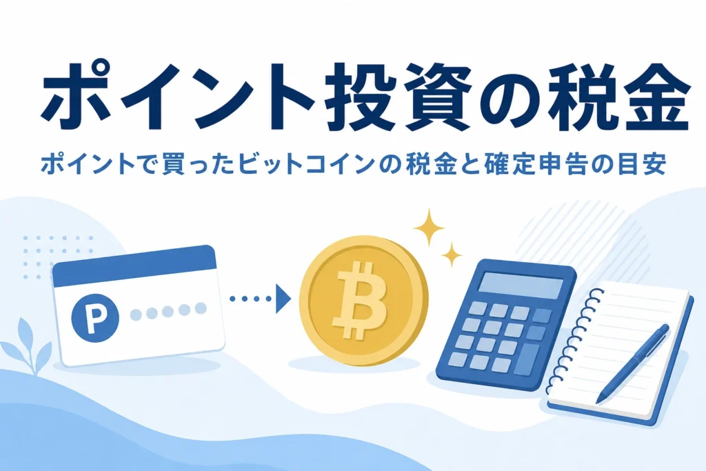 ポイントで買ったビットコインの税金