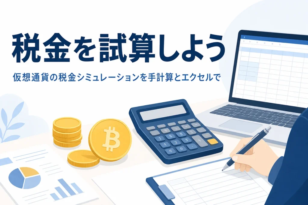 仮想通貨の税金シミュレーションのやり方