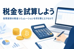 仮想通貨の税金シミュレーションのやり方