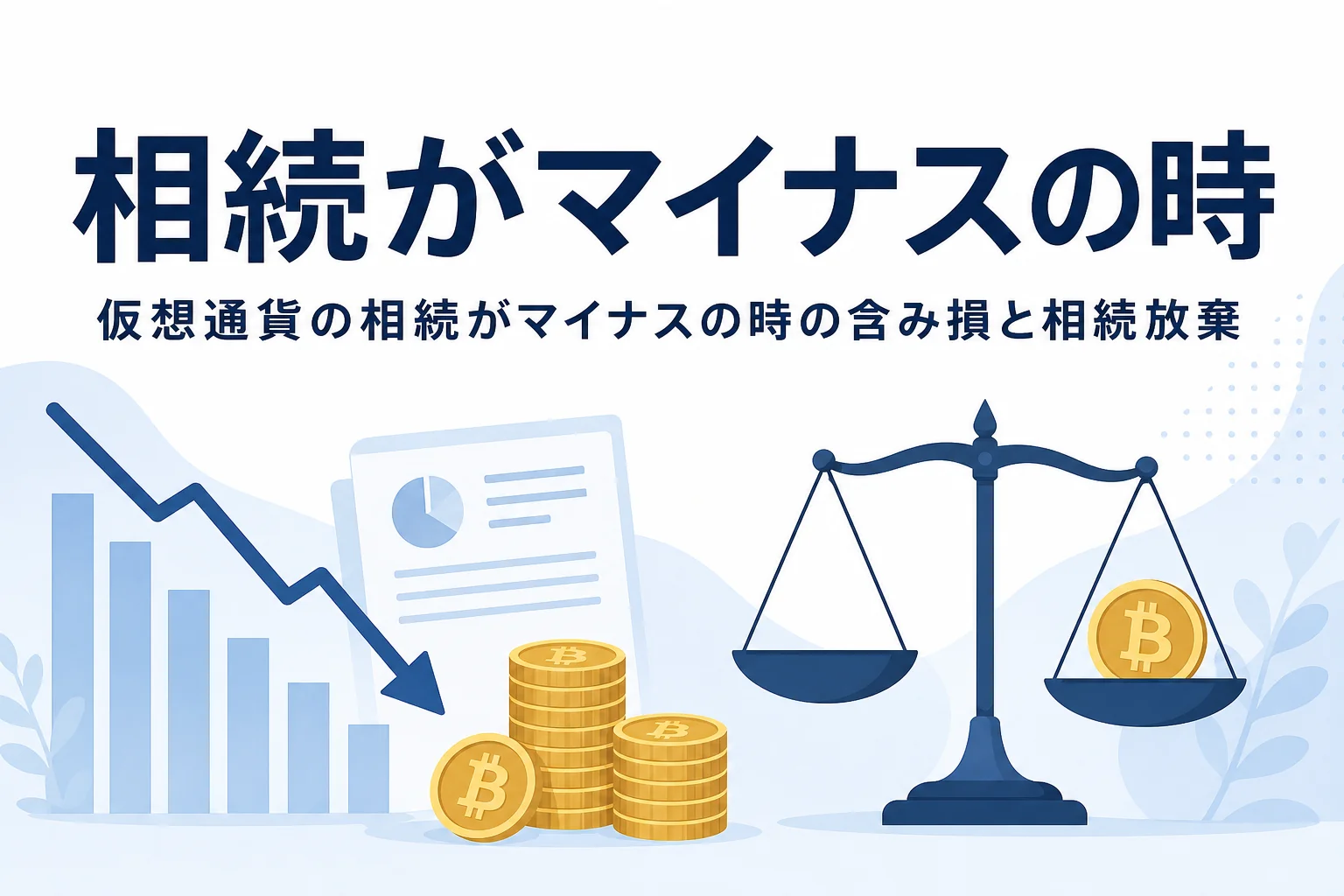 仮想通貨の相続がマイナスの時