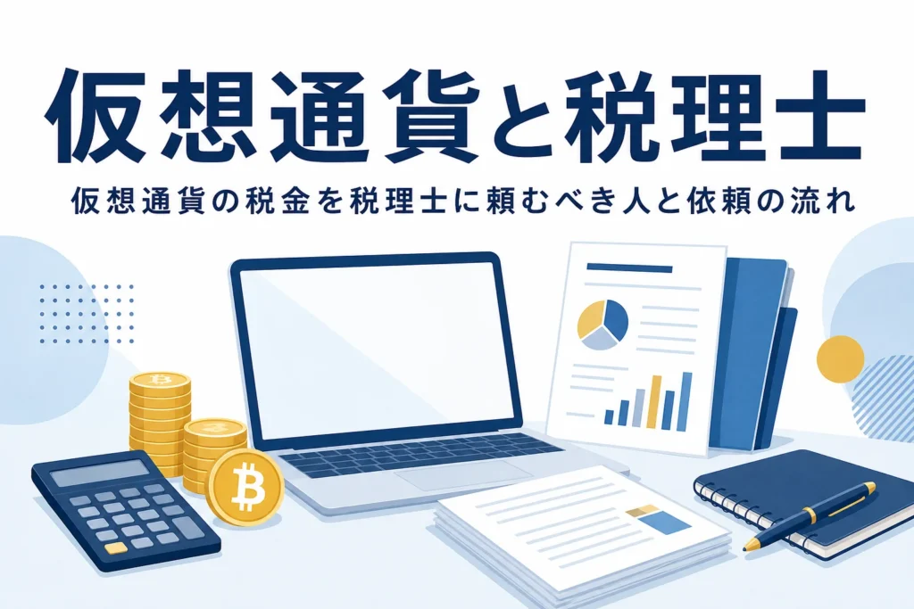 仮想通貨の税金を税理士に頼むべき人と依頼の流れ