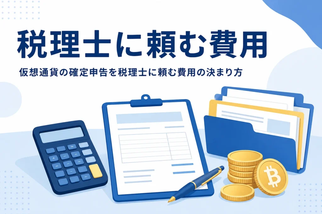 仮想通貨の確定申告を税理士に頼む費用